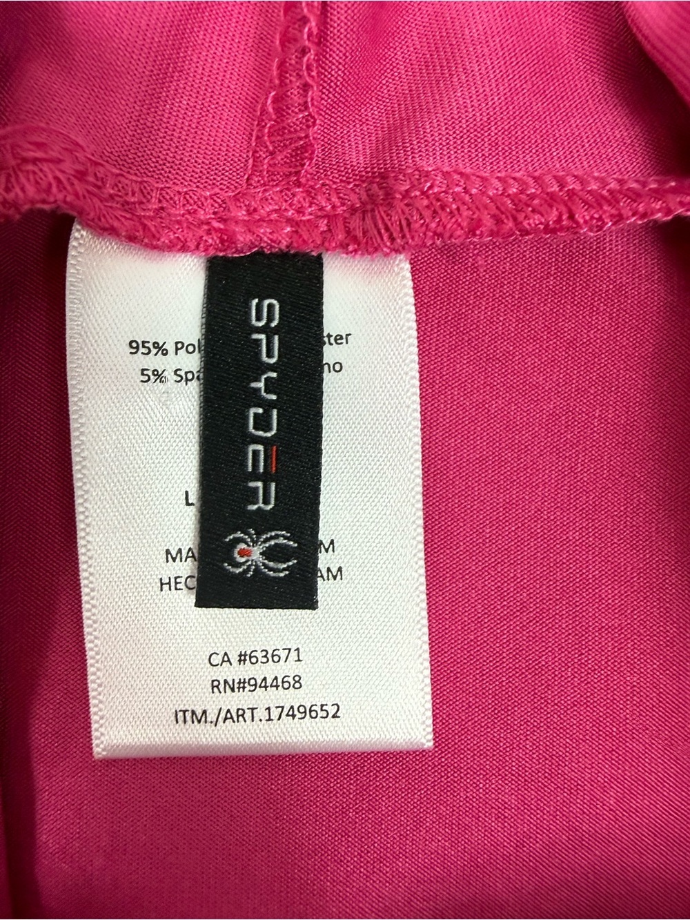 Spyder Hot Pink Active Hoodie Dress - Picture 5 of 8